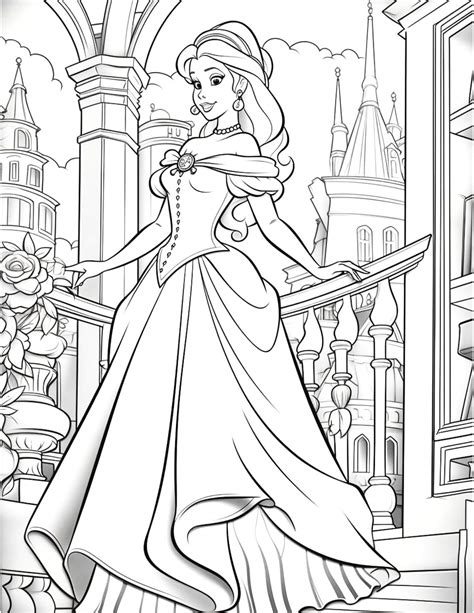 coloring page disney princess|disney princess coloring pages adult.